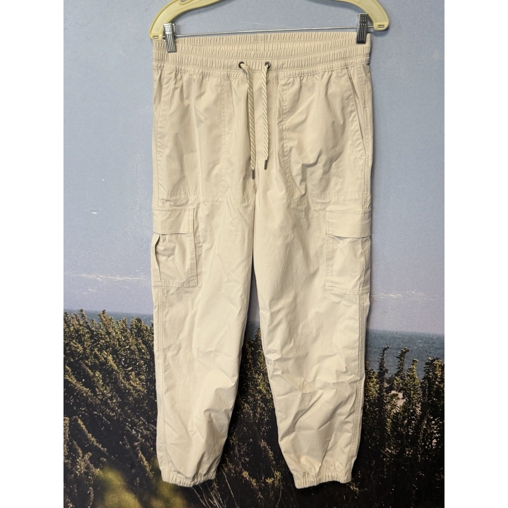 Vuori Boyfriend Cargo Joggers Sweatpants In Dreamknit Fabric Cream VW4062 Size S